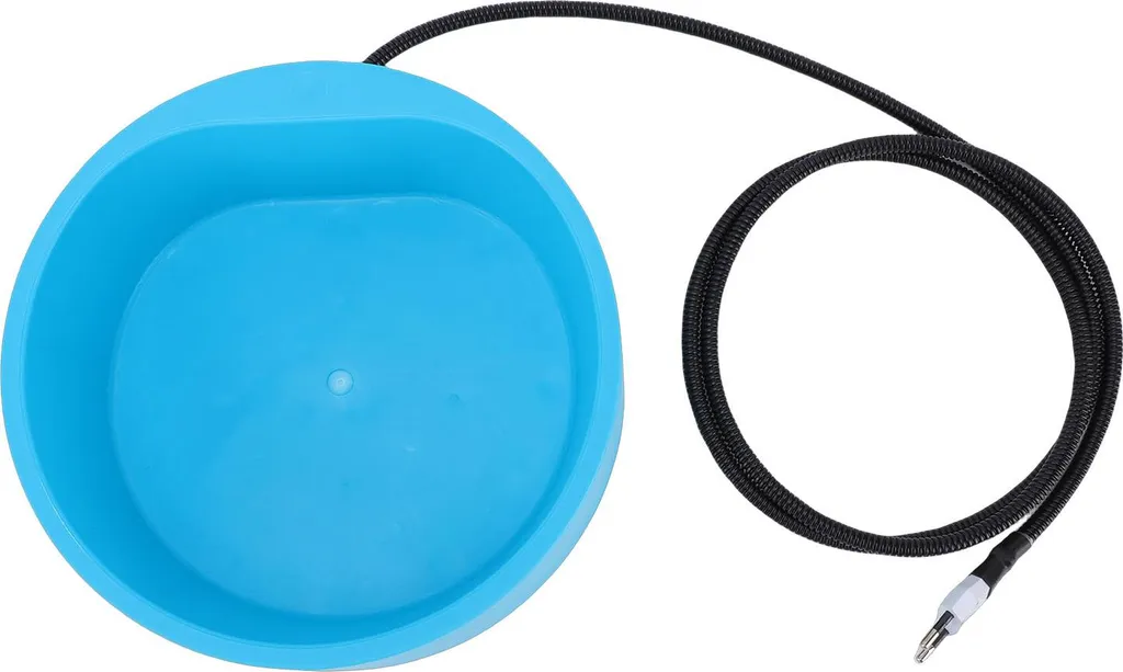 Bol chauffant 2,5L pour chien et chat, température 30°C et câble acier