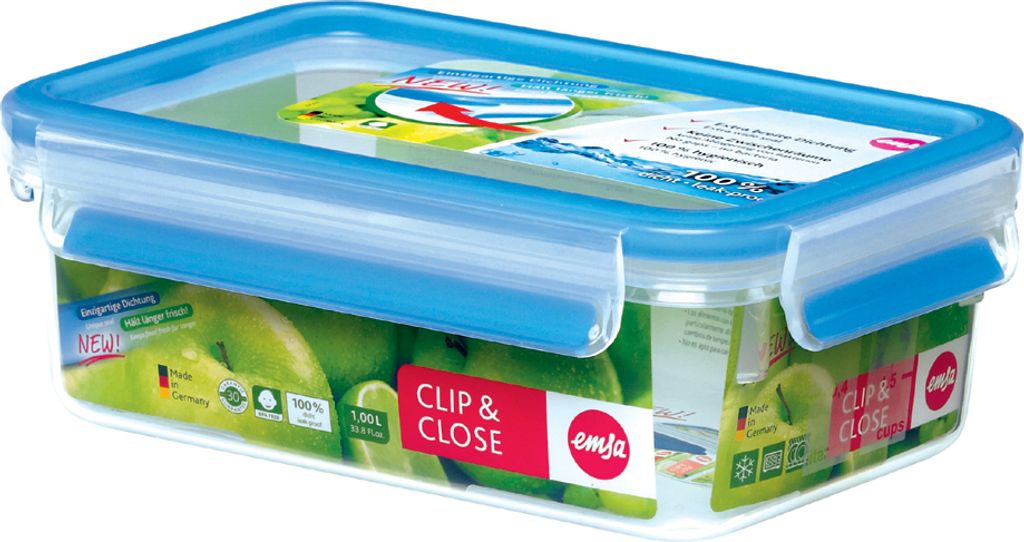 emsa Frischhaltedose CLIP & CLOSE 1,2 Liter transparent