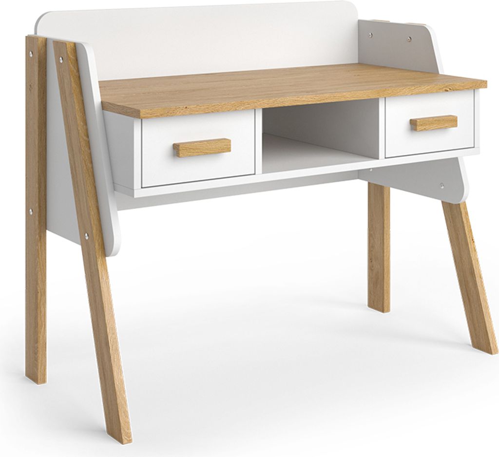 Pracovný stôl Vitalispa Malia biely 97 x 51 cm, Model 52185 Obrázok produktu 