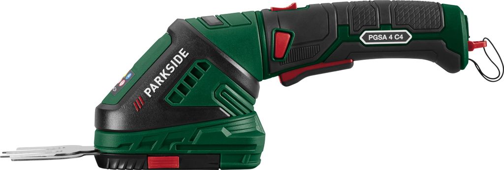 PARKSIDE® 4 V Akku-Gras- und Strauchschere »PGSA 4 C4«, mit Produktbild 