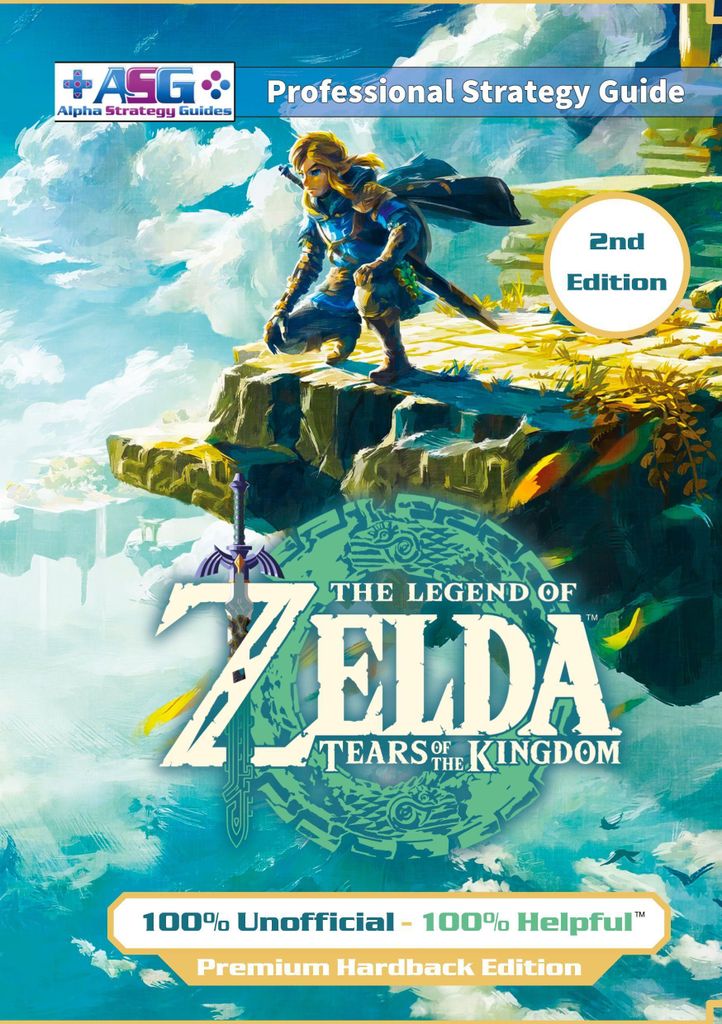 The Legend of Zelda Tears of the Kingdom Strategy Guide Book (2nd Edition - Premium Hardback)