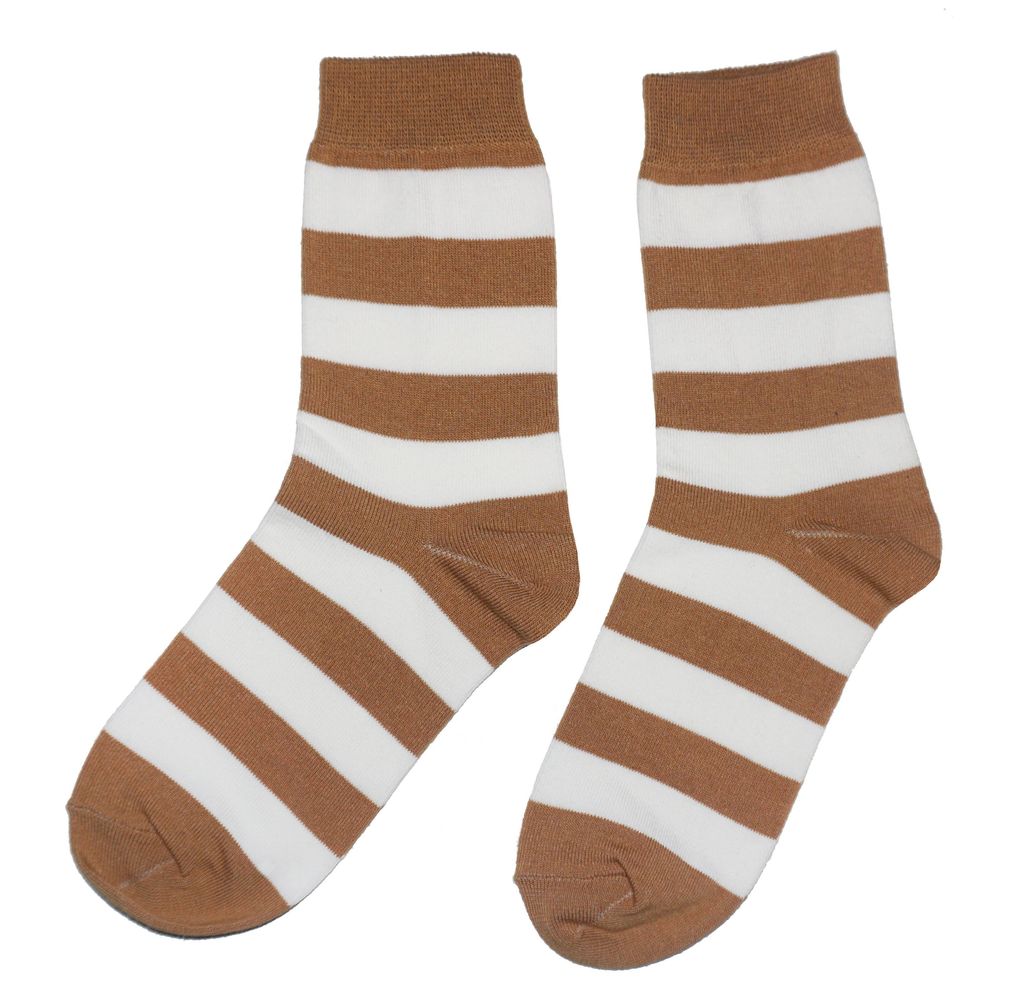 Herren Business Socken aus Baumwolle Camel Blockringel Produktbild 