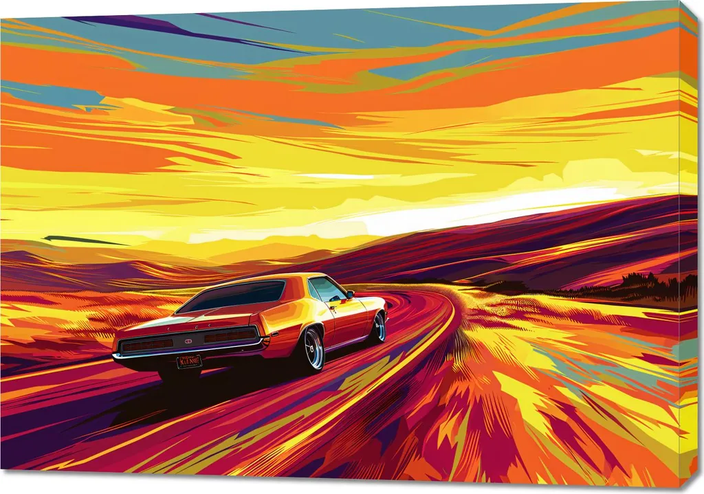 Tableau 100 x 70 cm Pędź Przed Siebie - Décoration Murale sur Toile