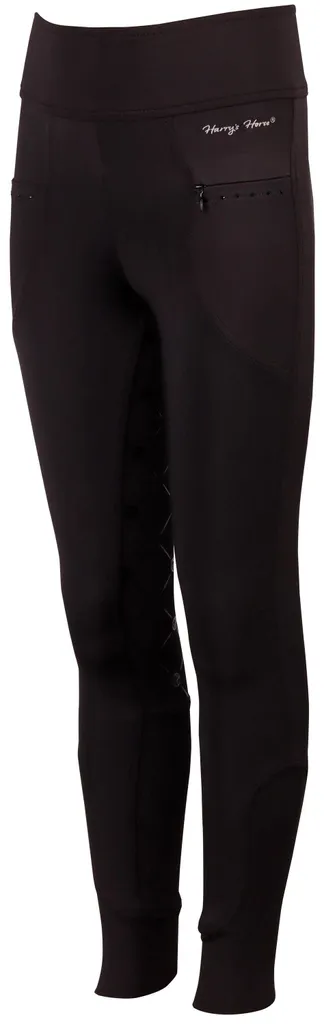 Harry's Horse Rookie Culotte d'équitation Full Grip Enfant Noir 152 cm