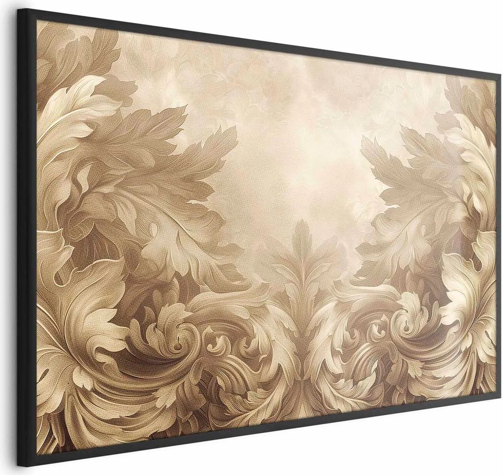 Posterpapier Poster - Carved Ornaments in Sepia Shades 42x29.7 cm Muster f-H-10018-ao-a