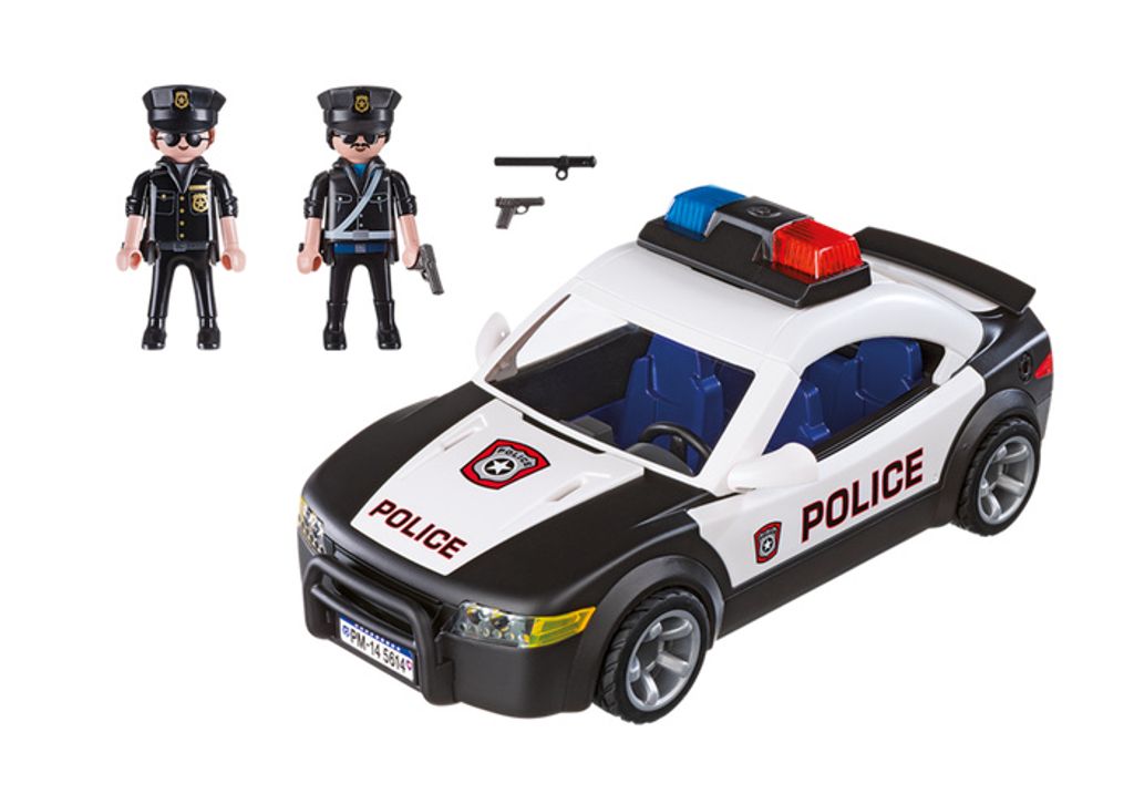 Police Reifen mit Halterung Playmobil 5673 Polizeiauto 