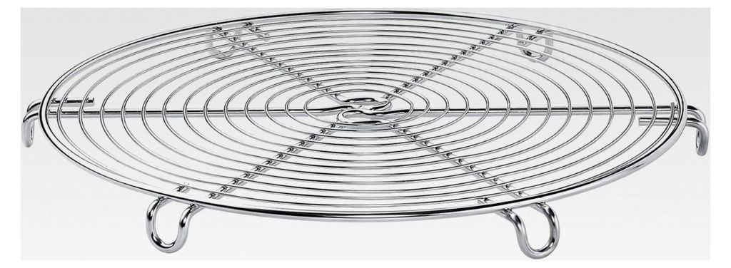 Rundes Kuchengitter, 36 cm, Silber