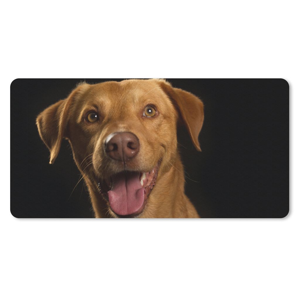 MuchoWow Mauspad Mousepad Hund - Haustiere - Porträt 60x30 cm - Mousepads - Maus Mat - Pad - Mausunterlage