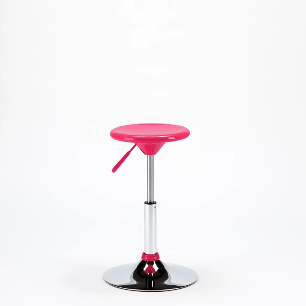 Chaise haute de bar rose pour enfant Seattle pivotante et ajustable
