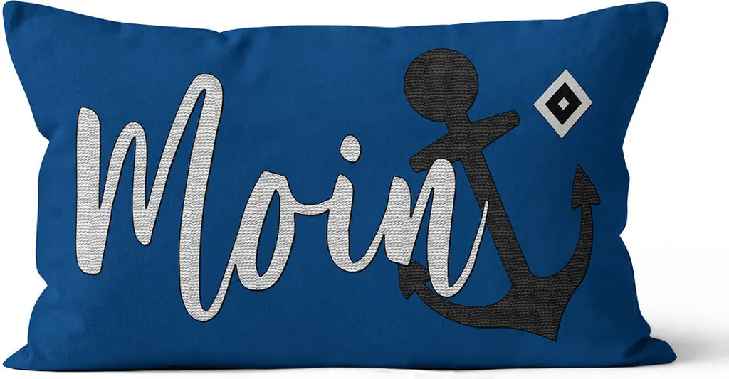 Coussin Hamburger SV HSV Moin fini les cervicales douloureuses devant le match