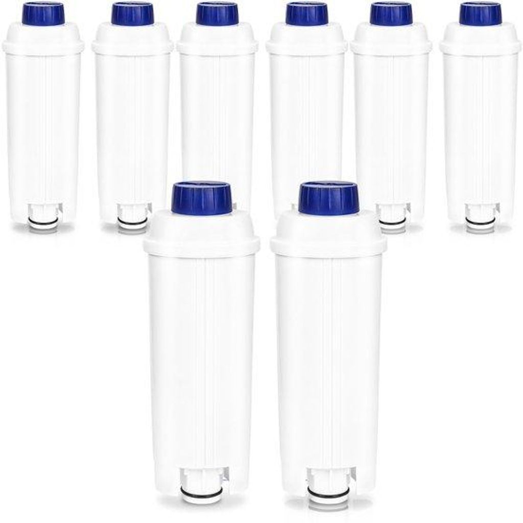 8-fach-Wasserfilter für Kaffeezubereitungsmaschinen, Filtermuster kompatibel mit Delonghi SER3017 DLS C002, Set für Espressomaschine