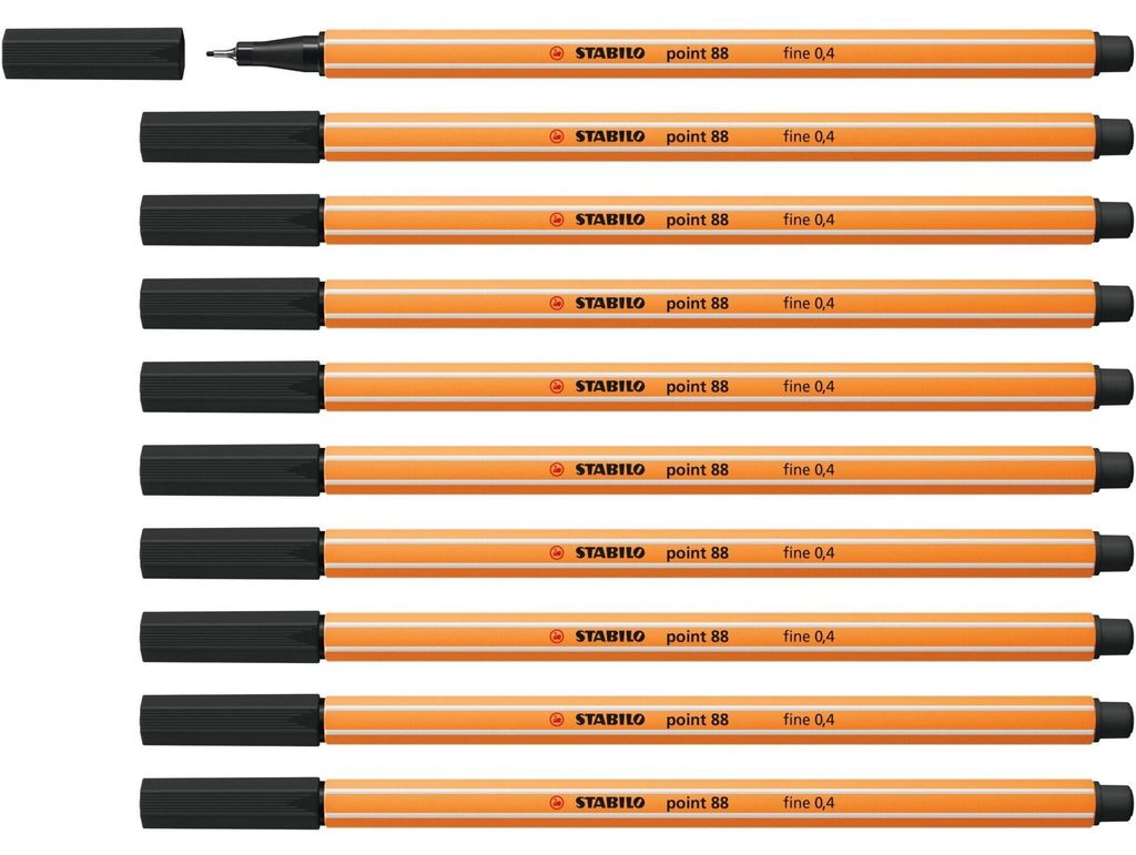 STABILO point 88 penna tecnica Nero 1 pz Immagine del prodotto 