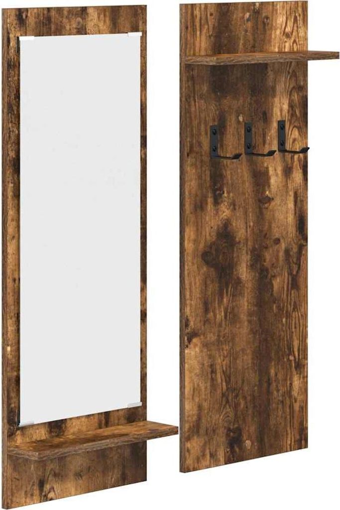 Wandmontierter nachttisch Geräucherte Eiche 70 x 10 x 90 cm