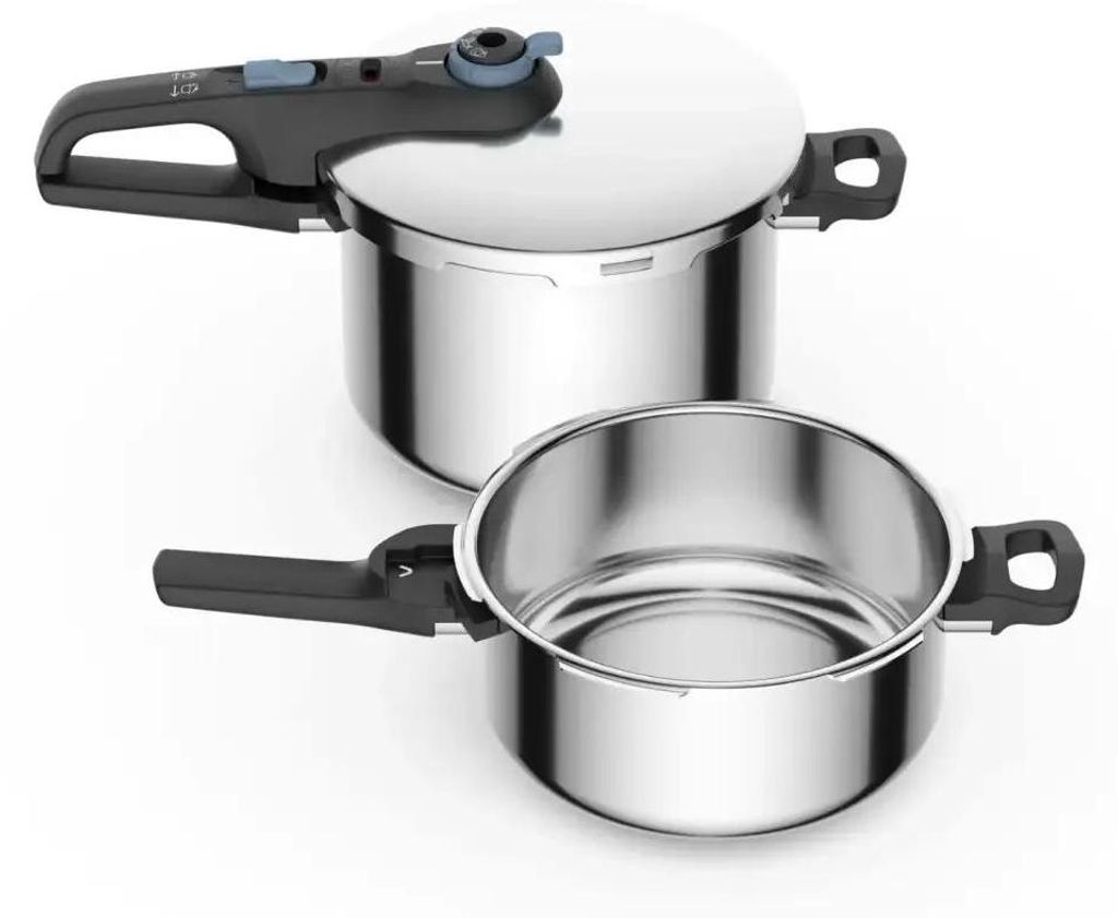 Tefal P2584301 Secure Trendy Autocuiseur 2 pièces 4L + 6L Image du produit 