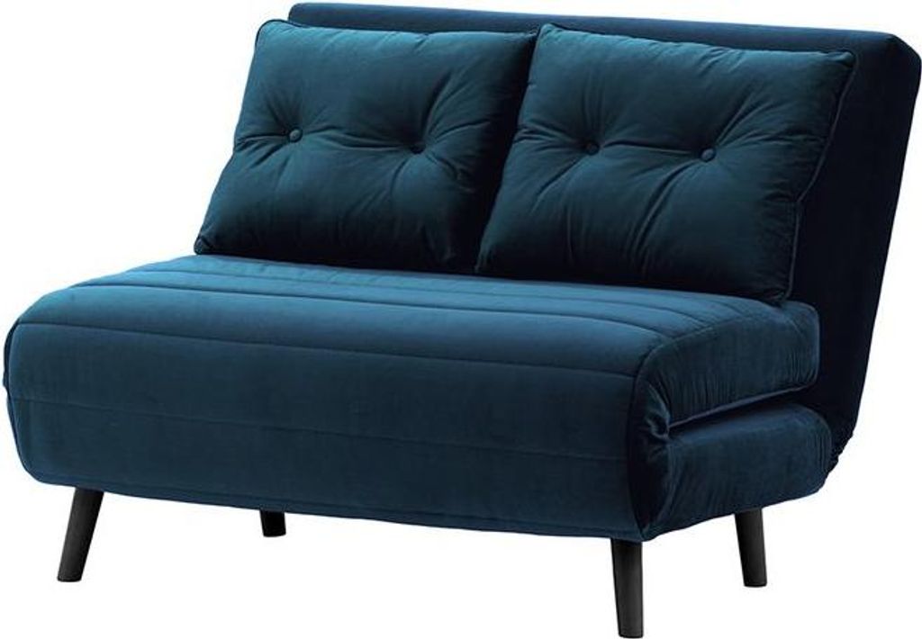 Ausklappbaresofa Flic 103 cm-Velluto 11-black