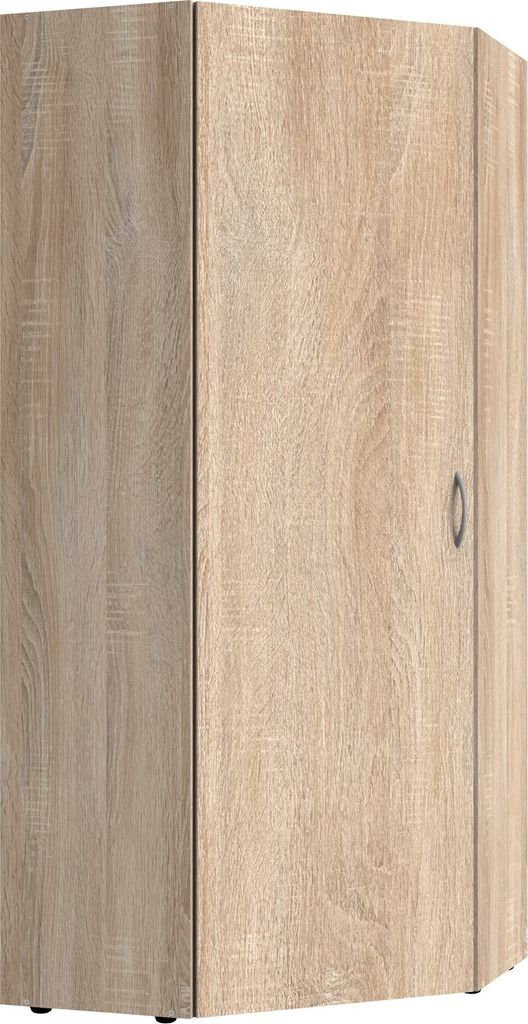 Mehrzweckschrank "Multiraumkonzept" in EICHE SAEGERAU-NACHBILDUNG mit einer Tür und 5 Einlegeböden. Abmessungen (BxH) 80x185 cm