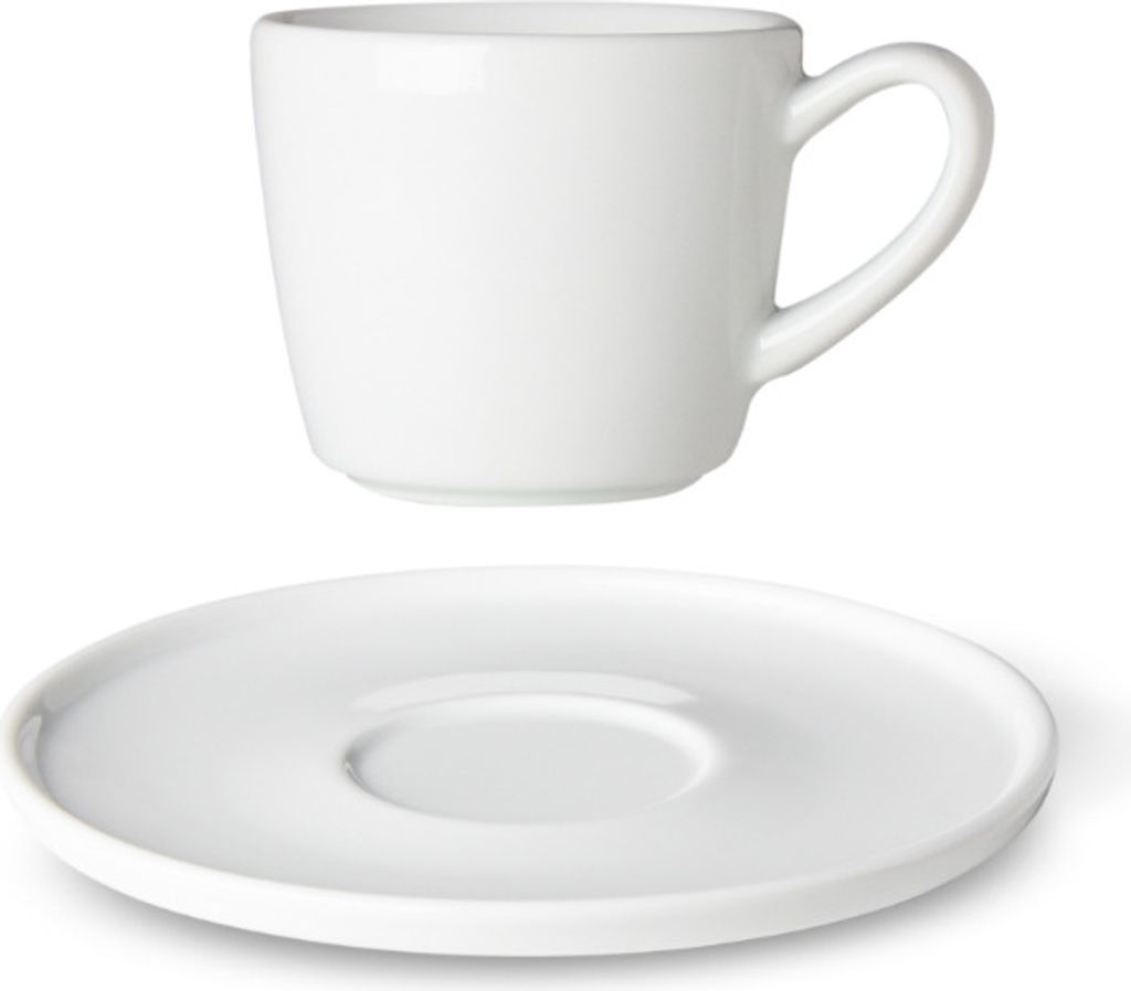 Espressotasse mit Untertasse, tschechisches Porzellan, 80 ml, Optimo, G. Benedikt