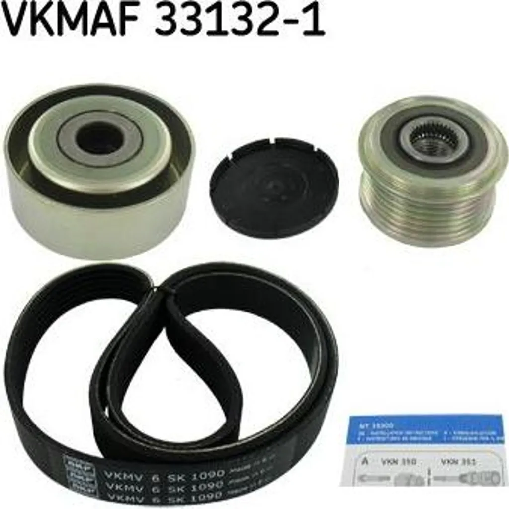 Courroie d'accessoires SKF pour entretien de Citroën C4 et Peugeot 307