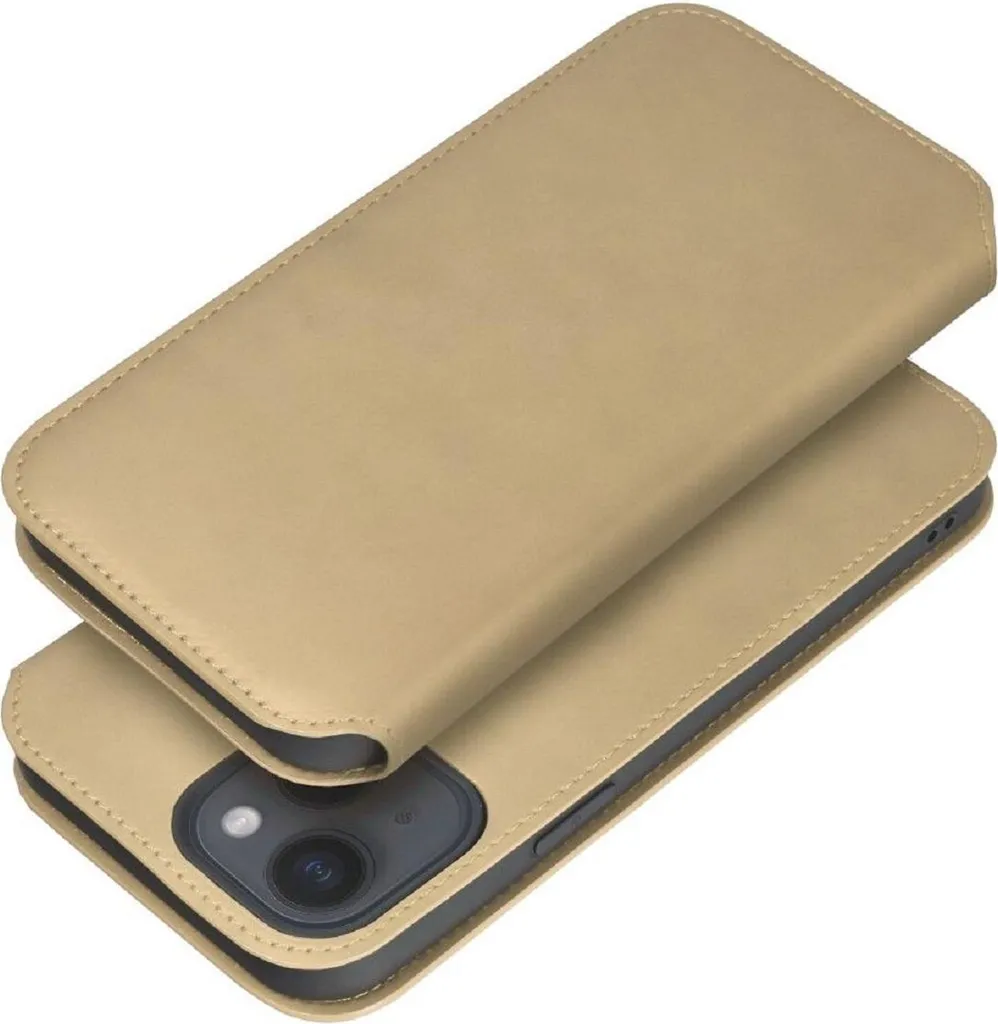 Cover iPhone 17 Pro Oro Luxury - Custodia Flip Business con Portacarte