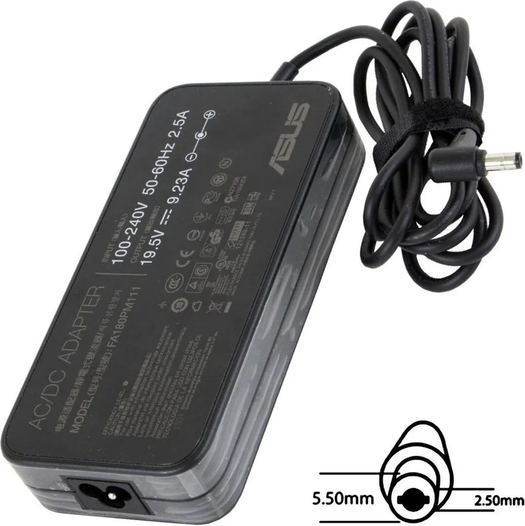 Chargeur ASUS 180W pour Ordinateur Portable NB ROG et TUF Gaming