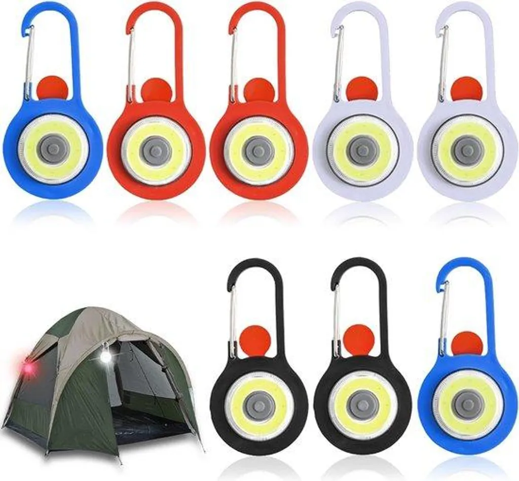 Lampe de Sécurité LED Enfant 3 Modes d'Éclairage - Piles Fournies - x8
