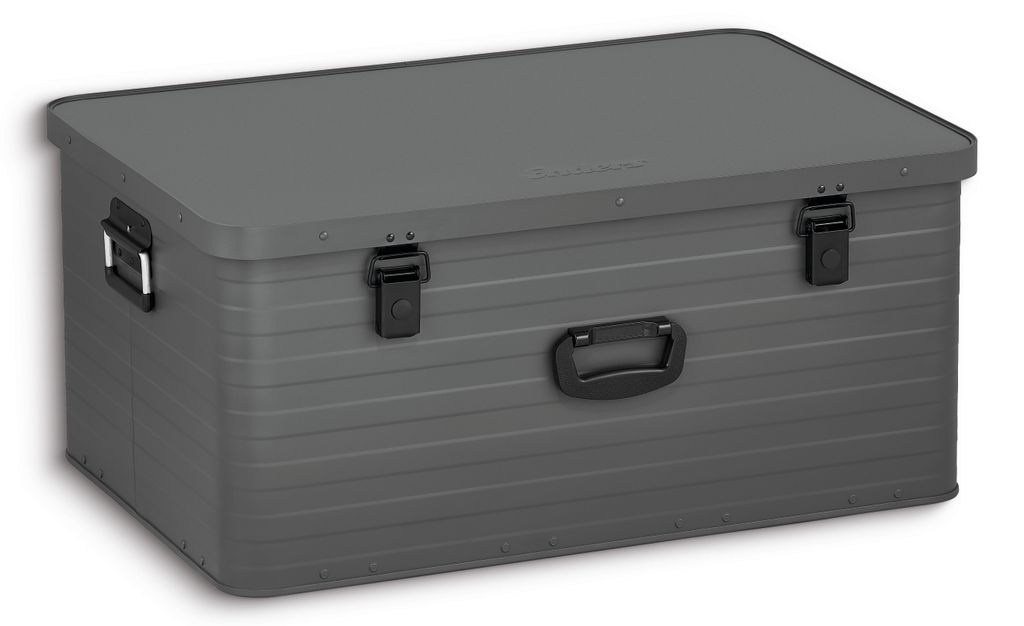 Enders Alubox Toronto Grey XXL 130 Liter Aluminiumbox Metallkiste Transportbox