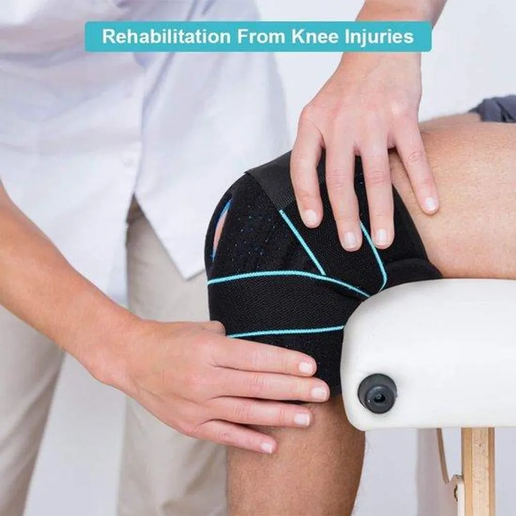 Orthèse de genou médicale pour sport et rééducation ménisque - Noir