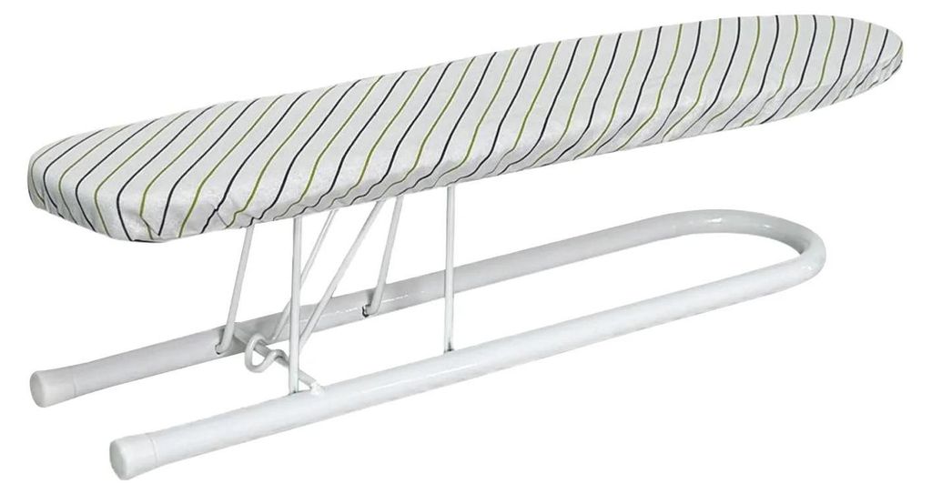 Tragbares Mini Bügelbrett - Stahl Tischbügelbrett - Für Produktbild 