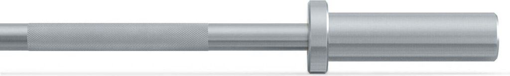 ATLETICA Short Bar | 120cm | Kompakte gerade Hantelstange | 10kg Eigengewicht | Kompatibel mit 50mm Hantelscheiben