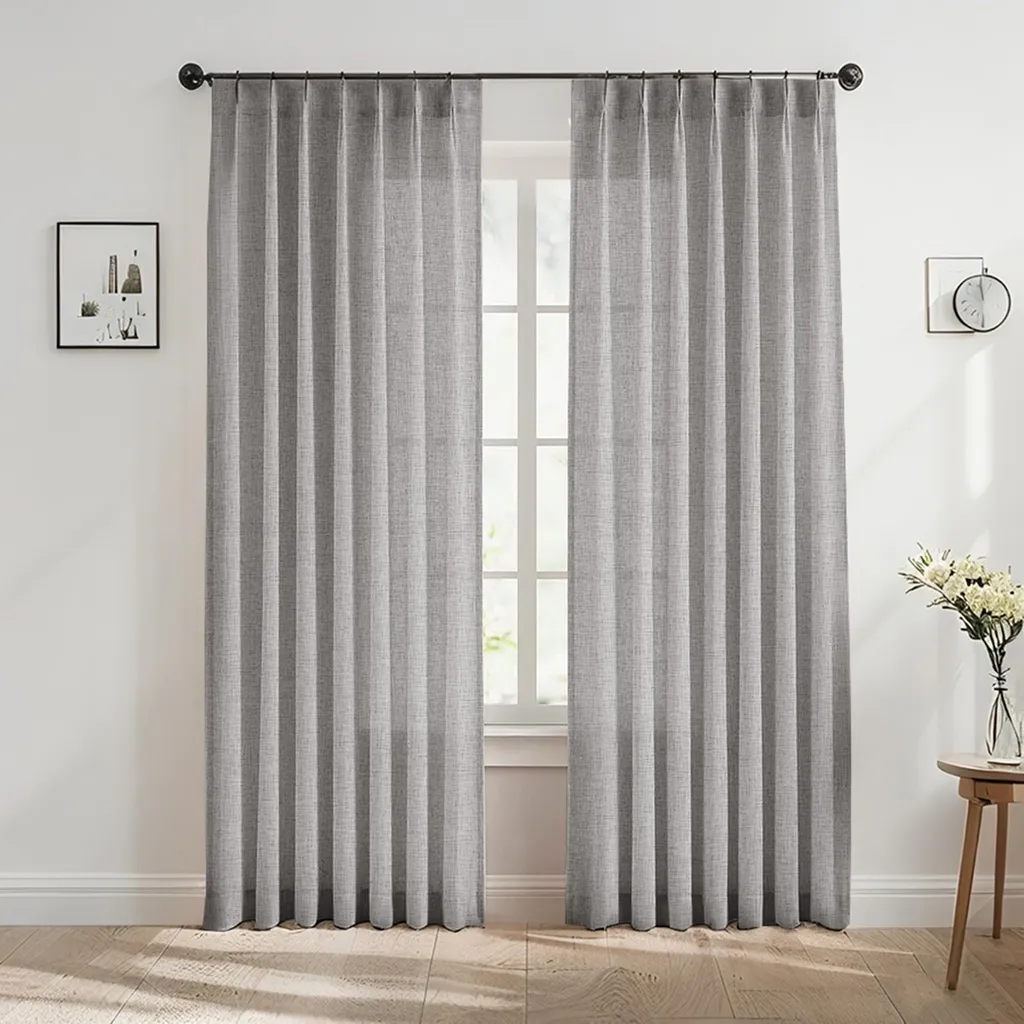Set Tenda Easy Home 102x213 Grigio Cenere - Pronta Consegna