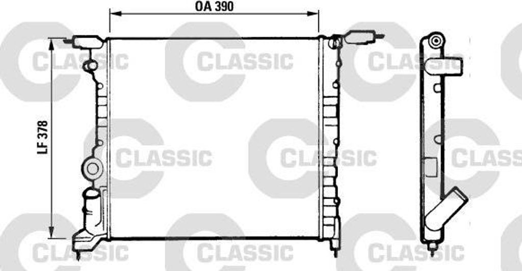 VALEO Kühler, Motorkühlung 316657