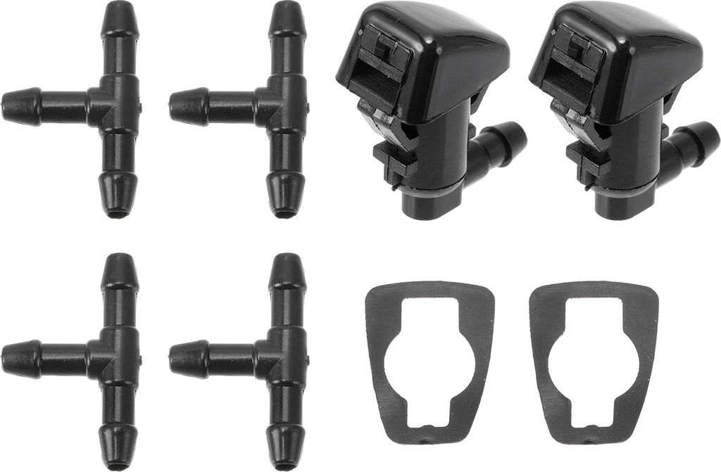 Windschutzscheiben-Waschdüsen-Kit für Dodg Nitro Windschutzscheiben-Sprühdüsen Wischer-Sprüh-Waschdüse Nr. 55157319AA 2 Stück Dichtungen 4 S...