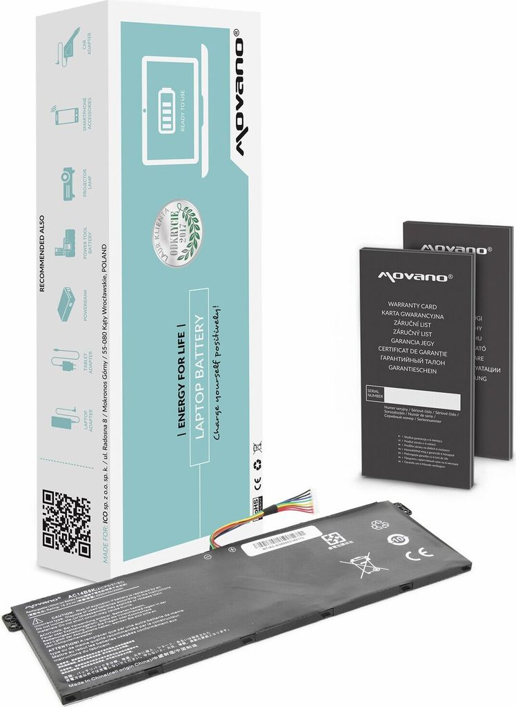 Batteria AC14B3K AC14B7K AC14B8K per Acer E3-111 Immagine del prodotto 