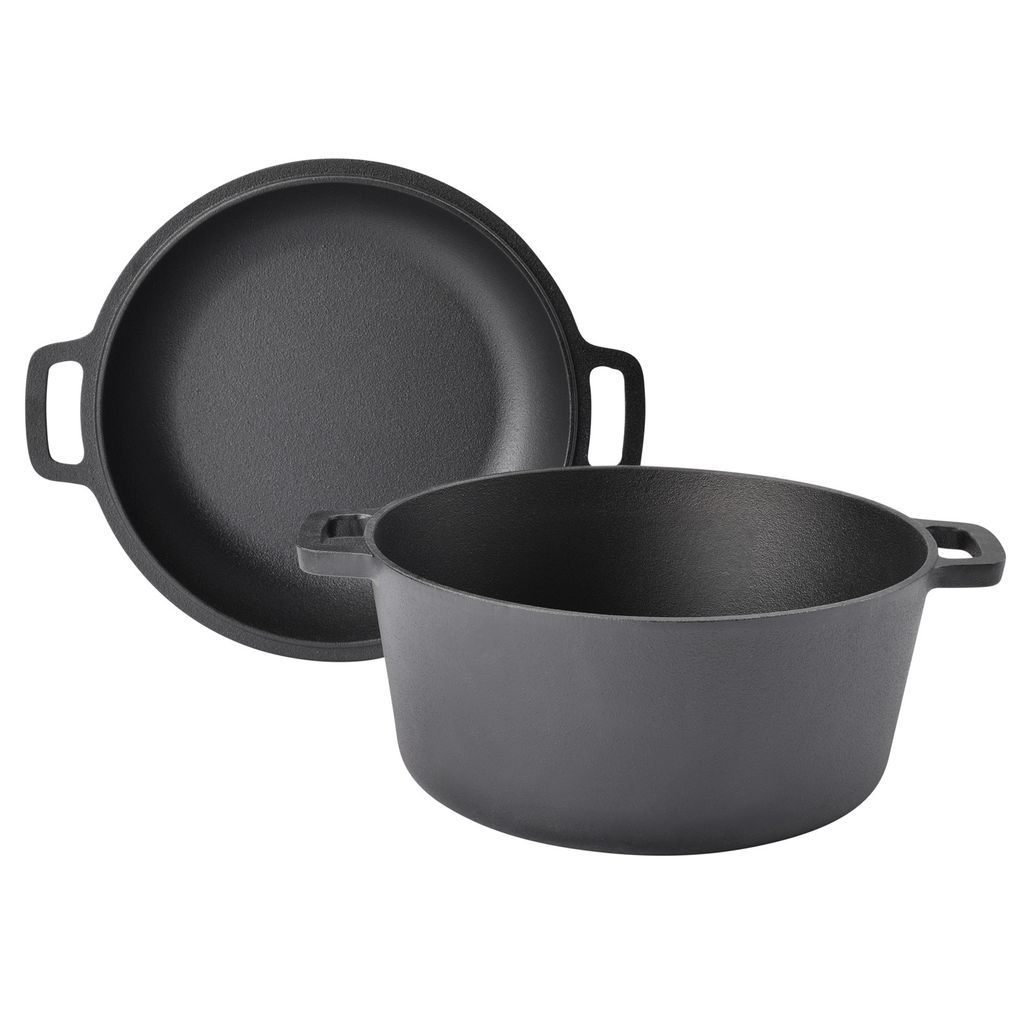 TAINO Dutch Oven 6L Gusseisen Deckel Ø 25cm Produktbild 