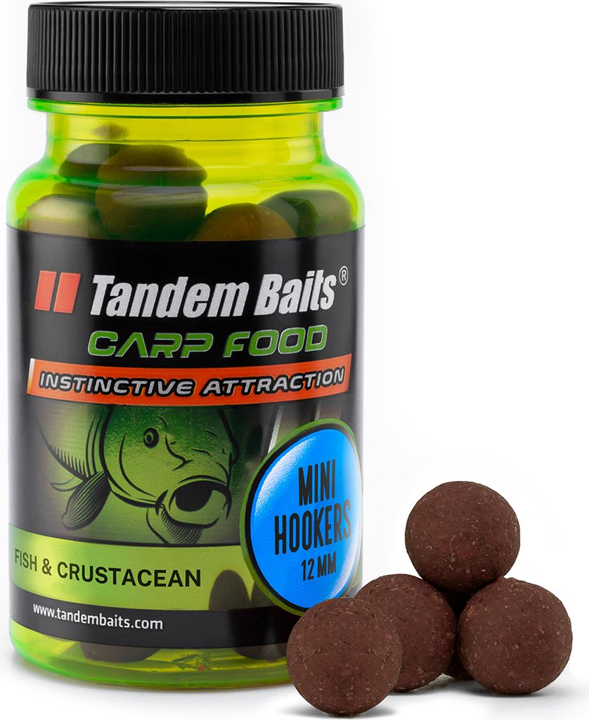 Tandem Baits Carp Food Perfection Mini Hookers Fisch & Schalentiere, Karpfenfutter, Karpfen Angeln, Köder zum Große-Fische-Angeln, Karpfenzubehö...