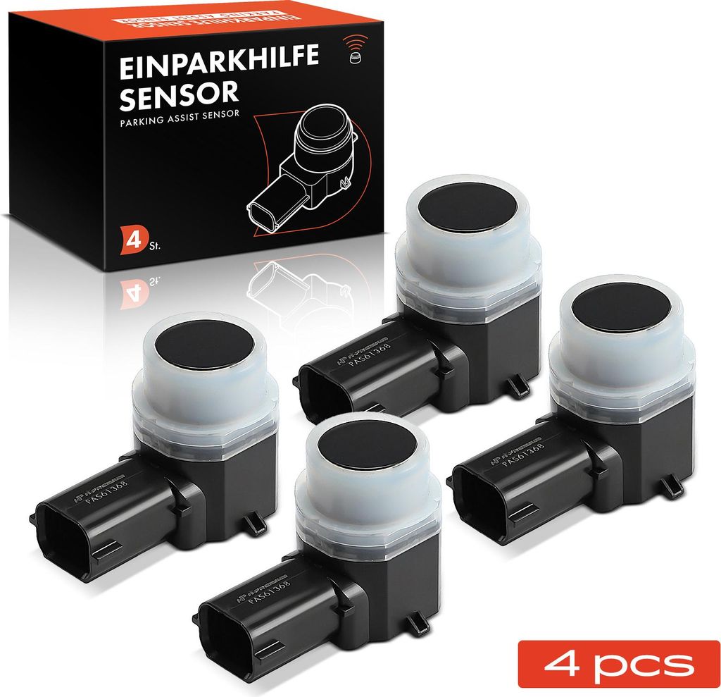 Frankberg 4x Parksensor PDC Sensor Vorne und Hinten für Ford C-Max DXA/CB7 Kuga DM2 Focus
