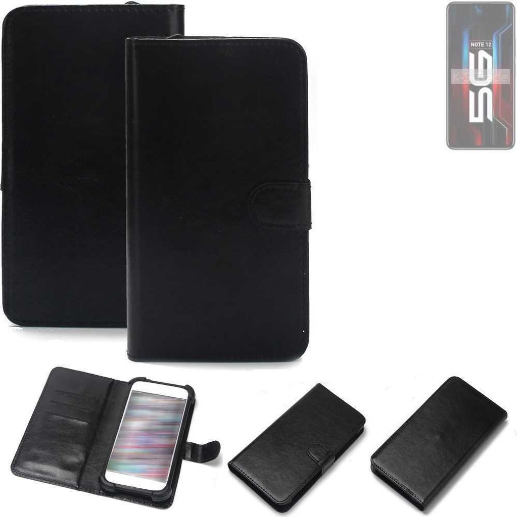 K-S-Trade Handyhülle Schutzhülle kompatibel mit Infinix Note 12 5G Handy Schutz Hülle Handyhülle Bumper schwarz 1x