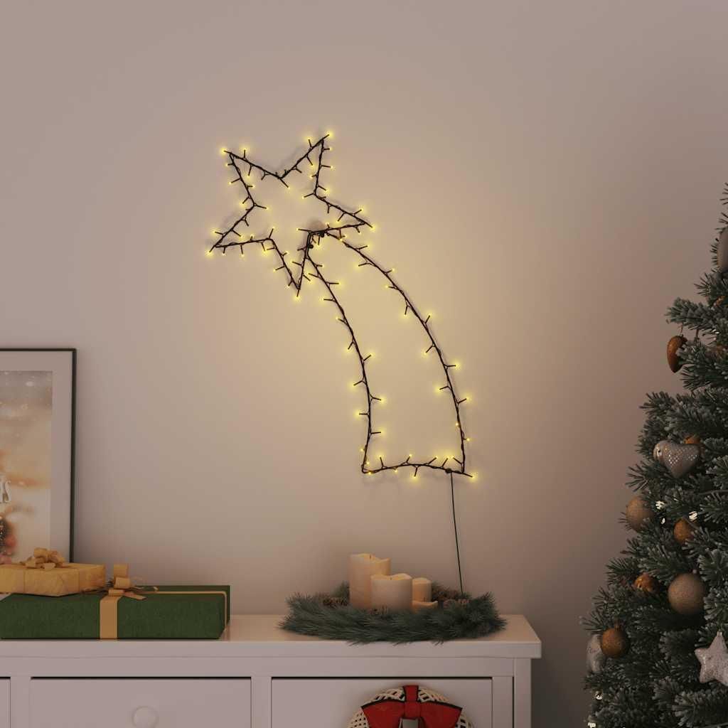 vidaXL Weihnachtsbeleuchtung Sternschnuppen-Silhouette 115 LEDs