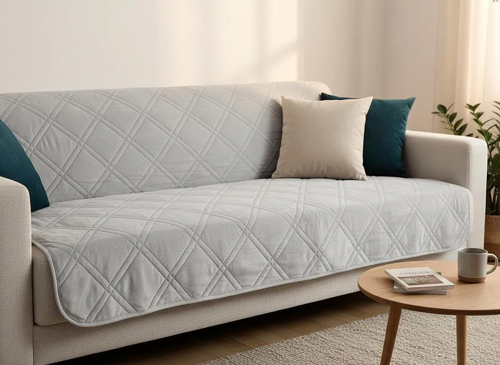 Couette 170x210 Luiz8 Argent pour Lit Simple ou Double - Confort Hiver