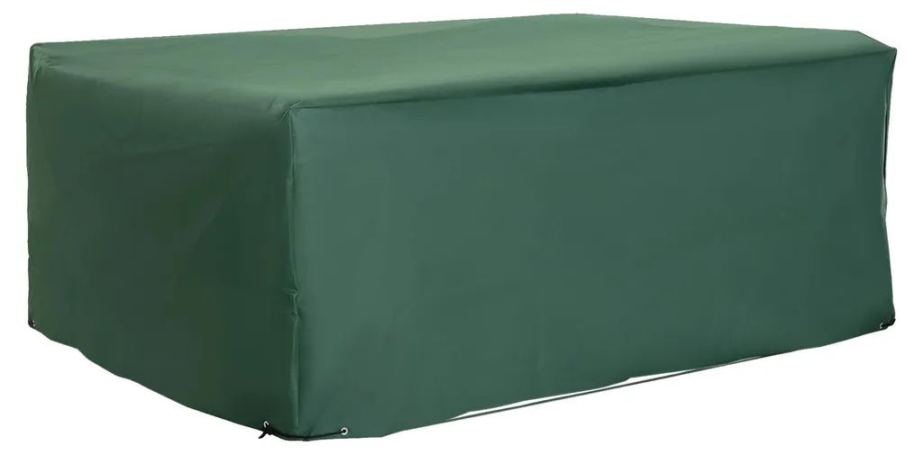 Housse pour meubles de jardin en polyester vert imperméable 242x162cm