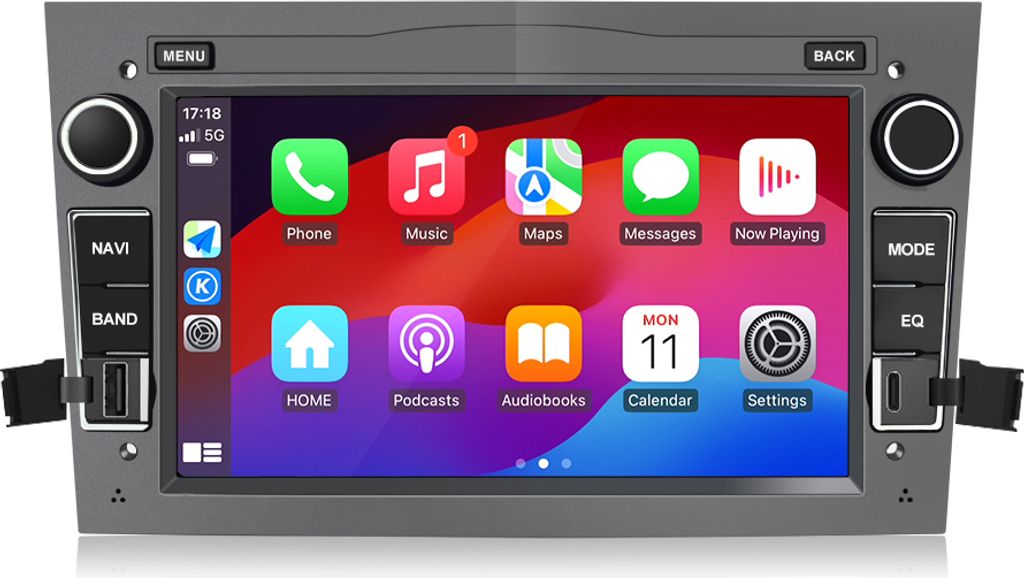 7'' Android13 Carplay android auto 2G+64G pour Opel Astra H Image du produit 