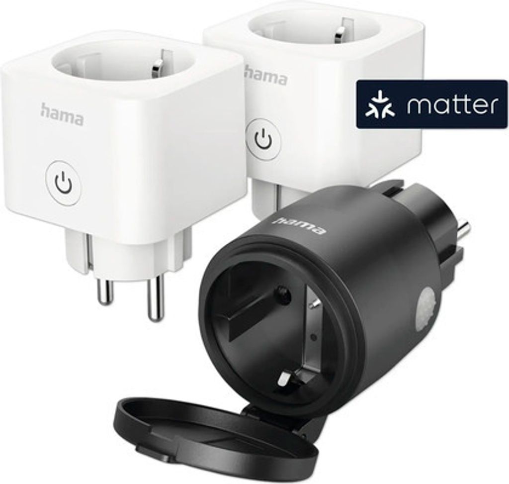 Hama 00176657, Drinnen/Draußen, Schwarz, Weiß, Haus, IP44, Produktbild 