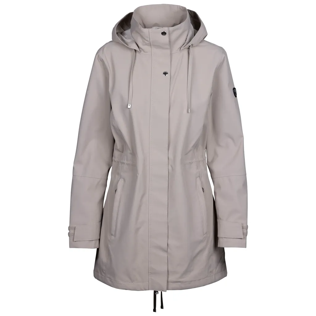 Veste imperméable respirante Pavlina TP75 Trespass coloris Lait d'avoine