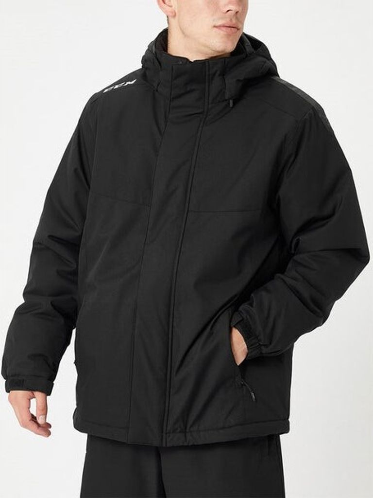 CCM Team Winter Jacket Senior S23, Größe:M, Farbe:schwarz