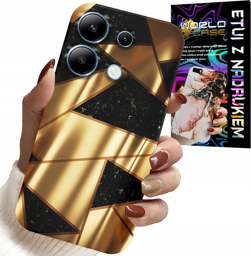 Gehäuse Für Xiaomi Note 13 Pro 4G - Gold Elegantes Design + Hydrofolie