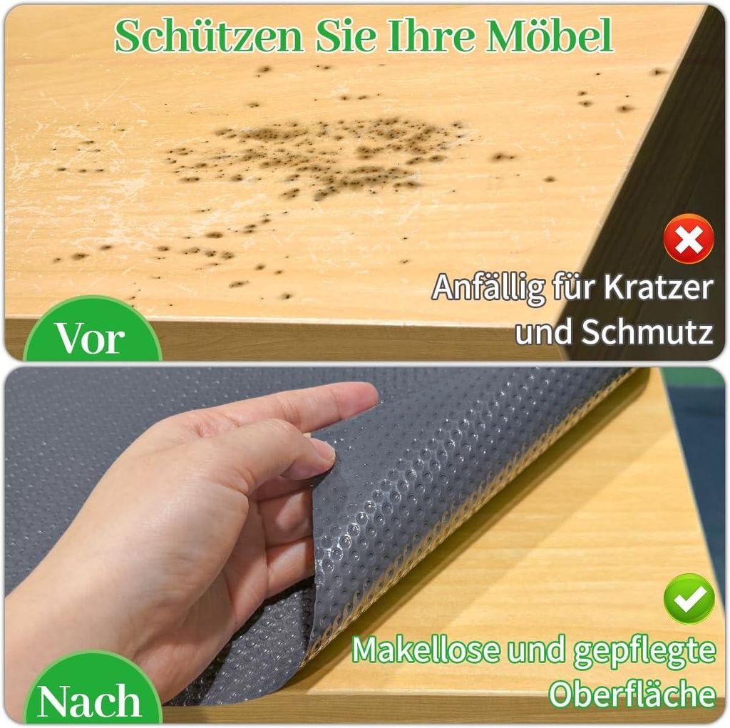Schubladenmatte, 60x600cm Antirutschmatte, Rutschfest Folie