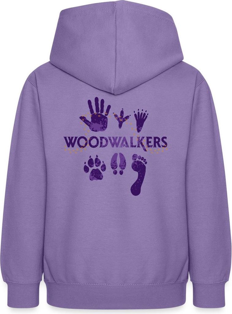 Spreadshirt Woodwalkers Film Spuren Der Wandler Teenager Hoodie, XL (12/13 Jahre), Lavendel