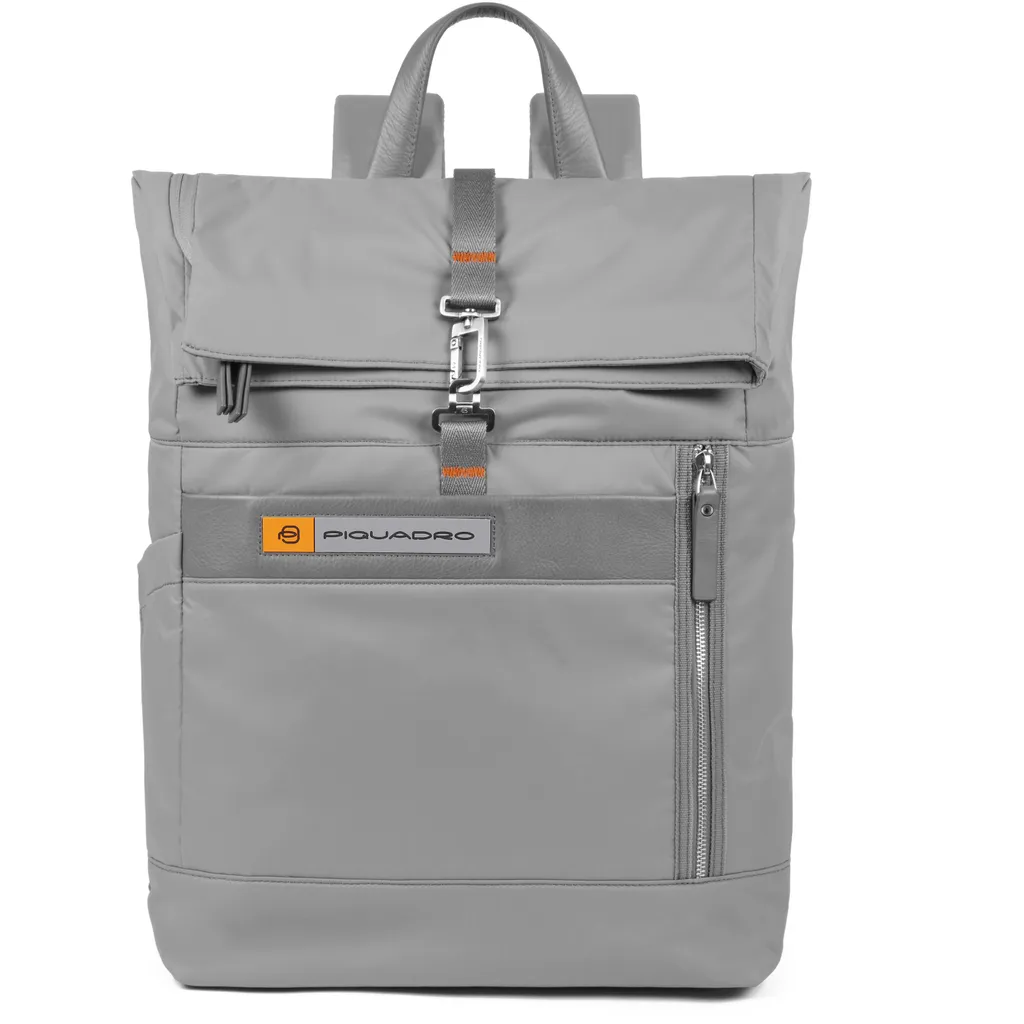 Sac à dos Piquadro CA4451BIO Gris Nylon : Compartiment PC et Tablette