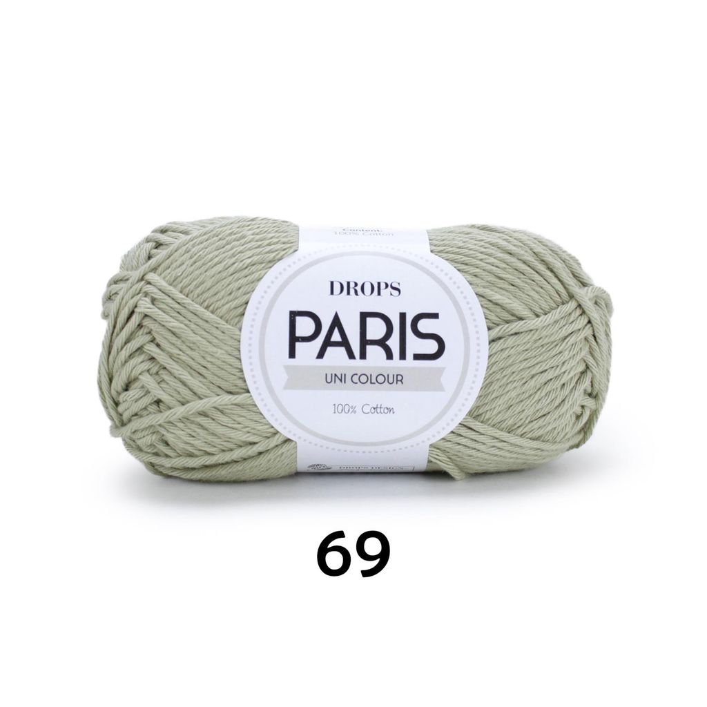 DROPS Paris, 100% Baumwolle 69 pistazie Produktbild 