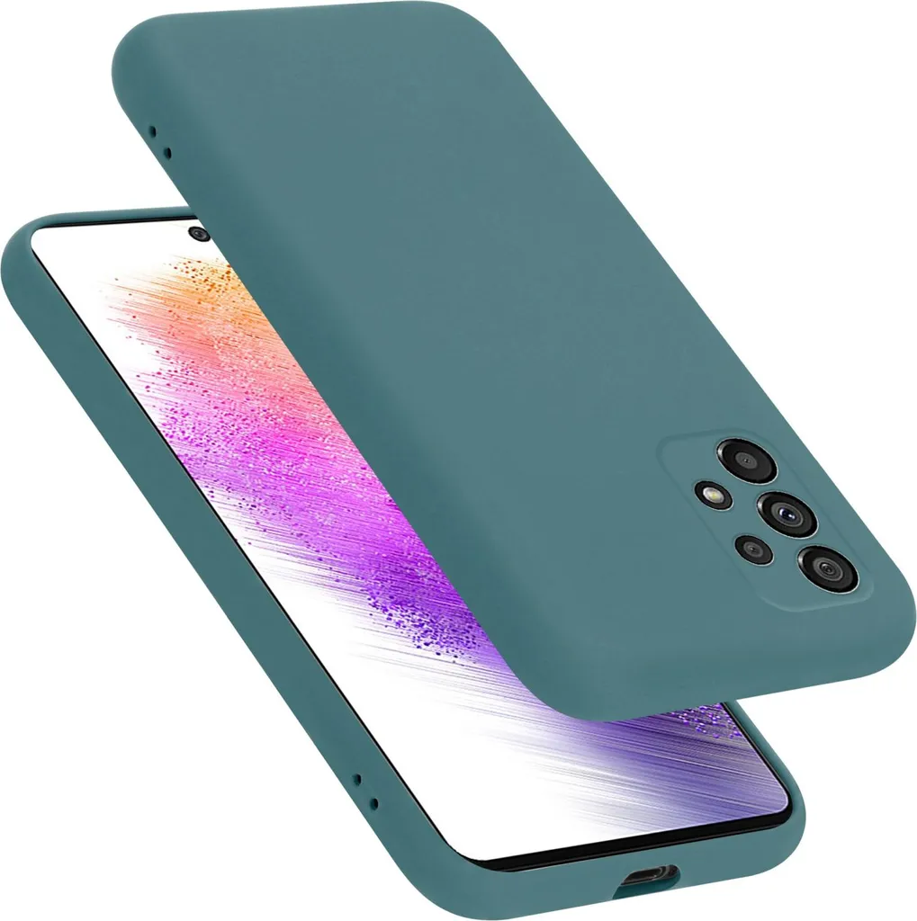Custodia Samsung A73 5G Cadorabo Verde - Stile e Protezione TPU